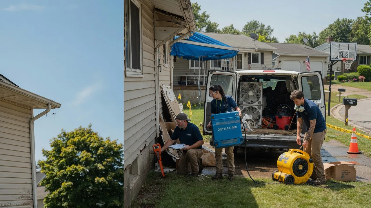 Ceiling Leak Cleanup in Monticello, WI near me